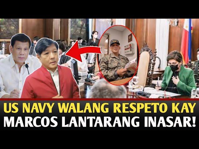 KAHIT US NAVY WALANG RESPETO KAY MARCOS, LANTARANG INASAR.