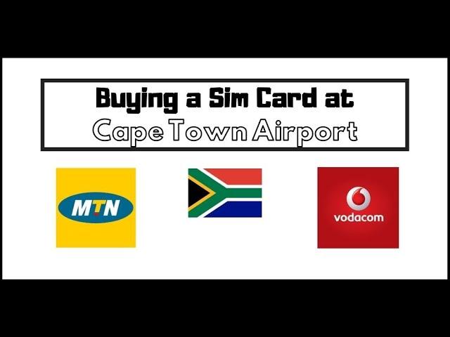 Buying a Sim Card at Cape Town Airport