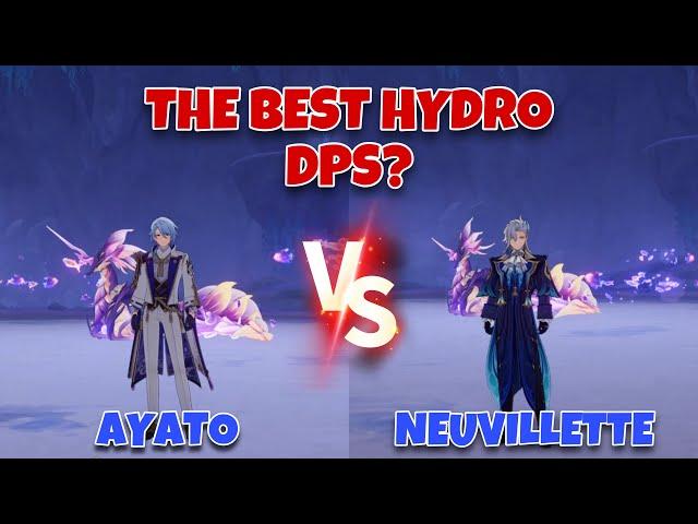 Kamisato Ayato Hypercarry vs Neuvillette Hypercarry Gameplay Showcases! Who is The Best Hydro DPS???