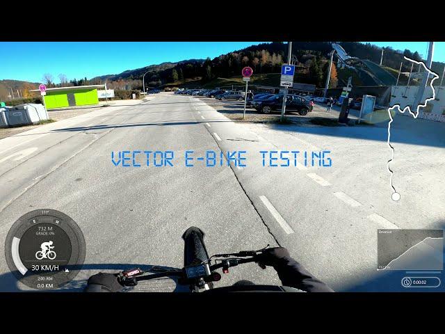 Vector e-bike prototype testing