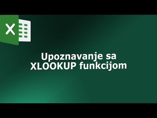 Excel funkcije   - XLOOKUP