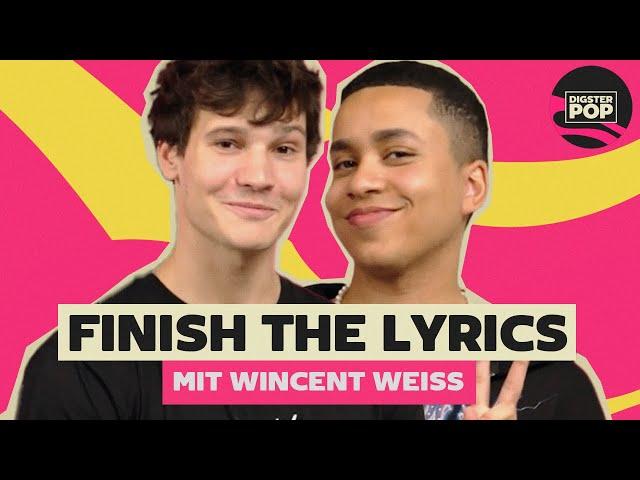 WINCENT WEISS vs. JEROME  in der Finish the Lyrics Challenge