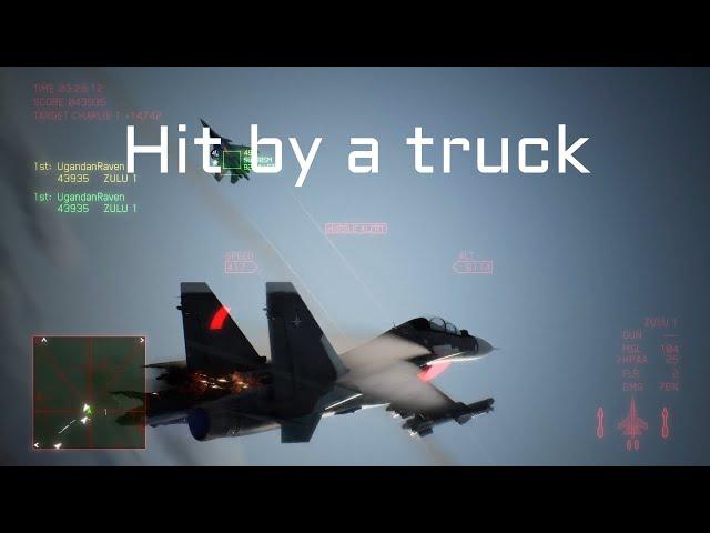 One Shot Madness | Ace Combat 7 Multiplayer ft. Su-30M2 w/ HPAA