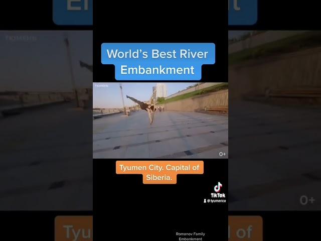 World’s Best River Embankment! Tyumen City - Capital of Siberia! Romanov Family Embankment / Тюмень
