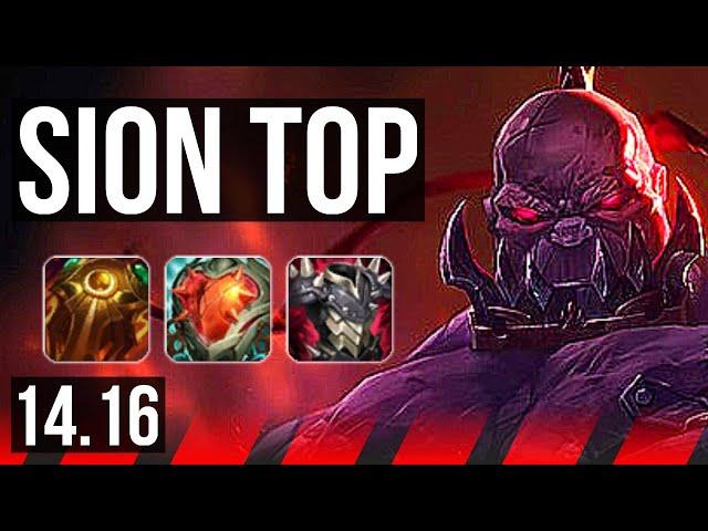 SION vs K'SANTE (TOP) | 14/4/13, Godlike, Rank 12 Sion | NA Grandmaster | 14.16