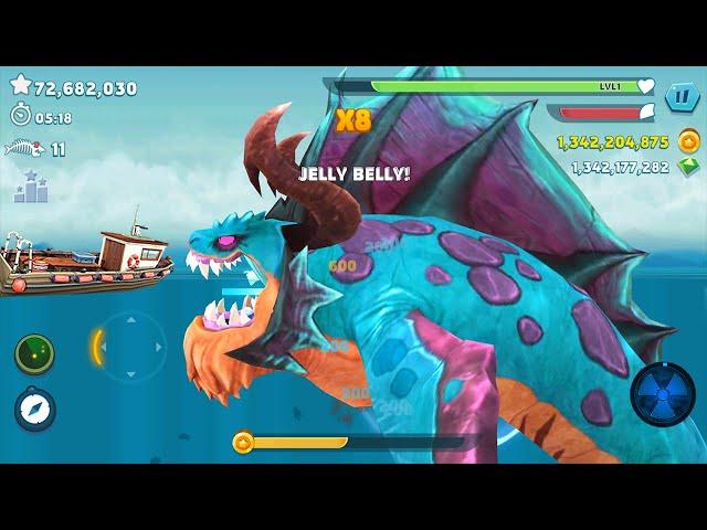 Hungry Shark Evolution - Giant Monster Enemy SHARKNAROK New Skin Update - All 26 Sharks Unlocked