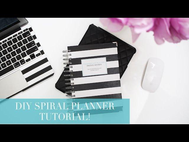 How to Make Your Own Spiral Planner | DIY Tutorial!