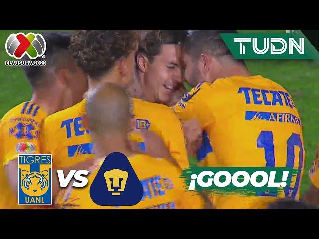 ¡PERO QUÉ GOLAZO! Gignac la prende de primera | Tigres 4-2 Pumas | Liga Mx - CL2023 J6 | TUDN