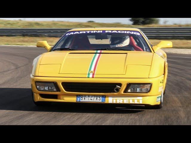 Ferrari 348 Challenge vs GTS - Track TEST - Davide Cironi Drive Experience (SUBS)