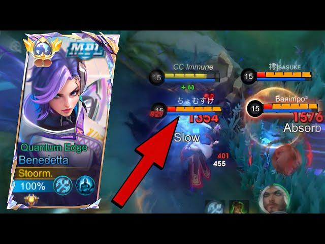 FINALLY I FOUND THE BEST DAMAGE BUILD (AUTO WIN!!)| BENEDETTA GAMEPLAY | MLBB | MobileLegends |