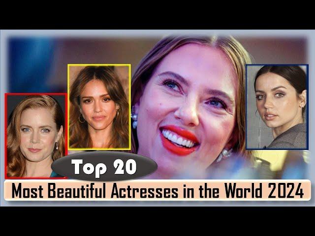 Most Beautiful Actresses in the World in 2024 । TOP 20