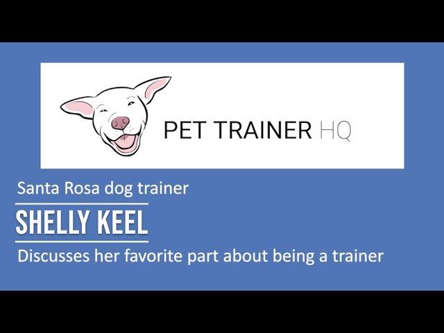 Santa Rosa California dog trainer Shelly Keel discusses favorite part about being trainer