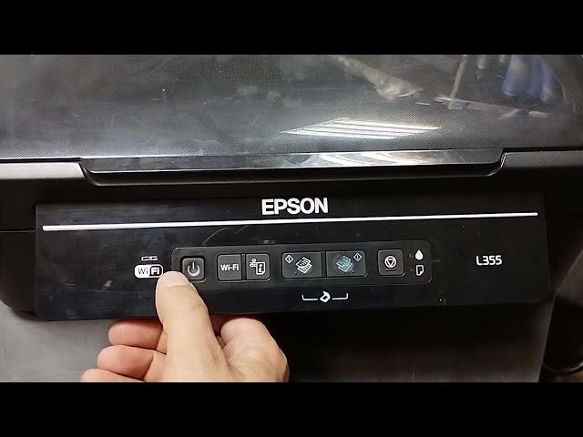 Epson l355 горят все индикаторы / в чем проблема / решение