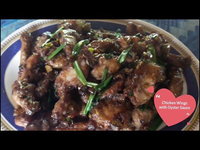 chicken wings with oyster sauce