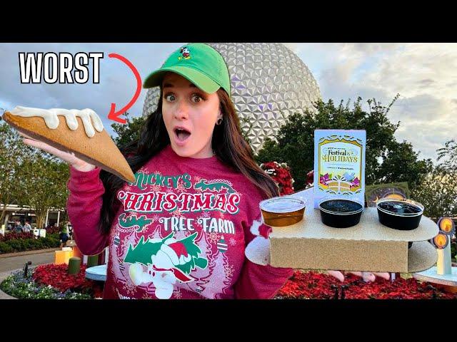 EPCOT Festival Of The Holidays 2024: WORST & BEST Food Review At Walt Disney World!