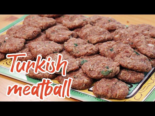 TURKISH STYLE SPECIAL KOFTA RECIPE (Turkish Meatball)