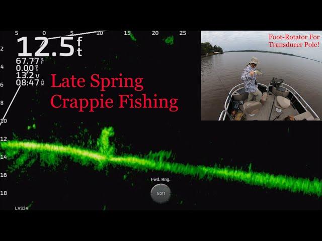 Crappie Fishing on Lake Darbonne!   Full-Screen LiveScope Footage!!!  Trip #18