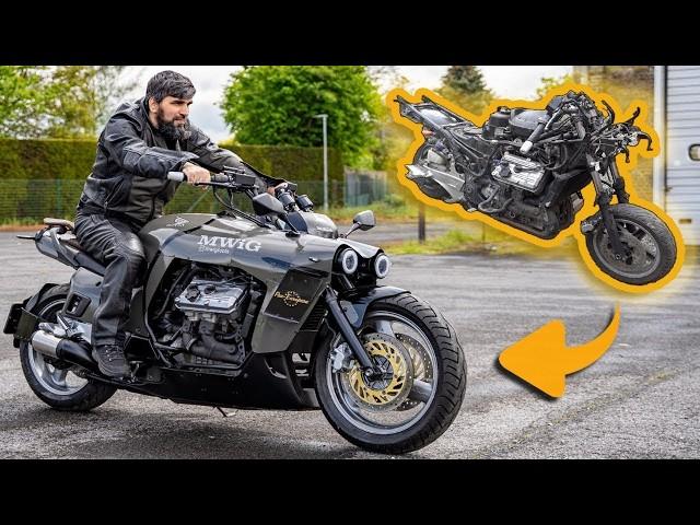 Watch How I Transform this Wrecked Honda Into a Custom Motorcycle! - Full restoration