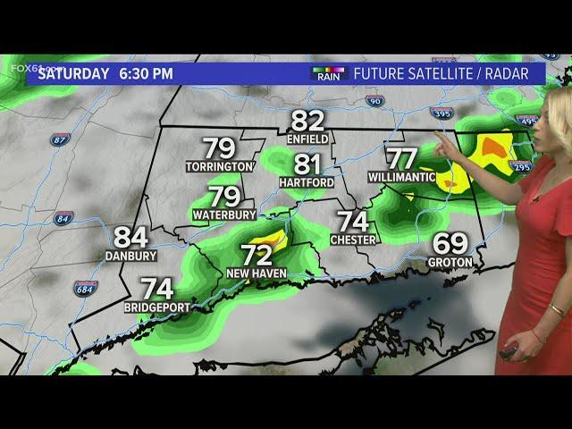 Warmer Friday, humidity returns Father's Day weekend