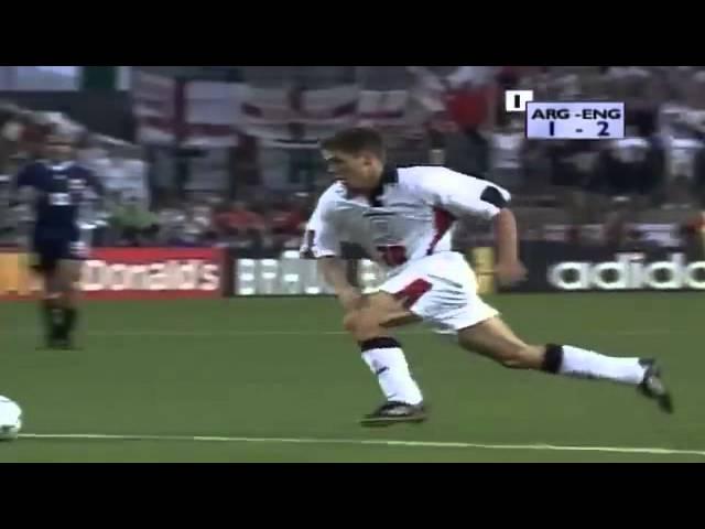 Michael Owen Goal (England Vs Argentina 1998)