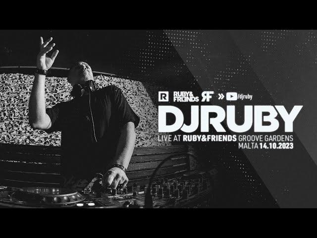 DJ Ruby at Ruby&friends | Groove Gardens Malta 14.10.23 | Progressive House | Video DJ Set