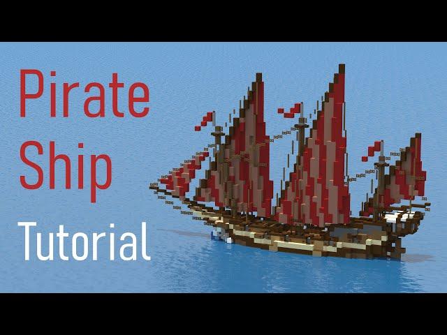 Minecraft Pirate Ship Tutorial