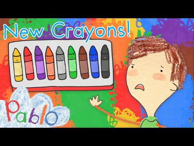 Pablo - New Crayons! | ️ | Back to School | Cartoons for Kids 