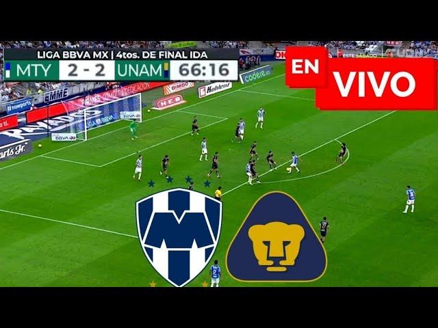  MONTERREY VS PUMAS EN VIVO Y EN DIRECTO / LIGA MX APERTURA 2024