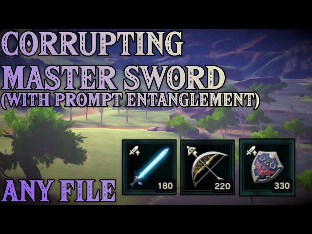 (old ver) A Detailed WMC with Prompt Entanglement Guide  - Corrupted Master Sword - Any File in BOTW