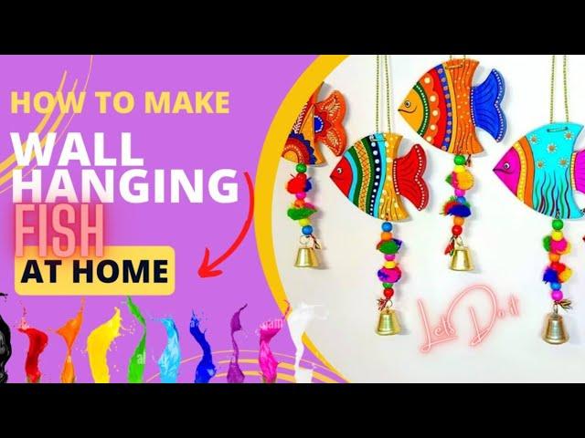 Fish wall hanging using Cardboard | DIY Craft for home decor | Best out of waste Craft