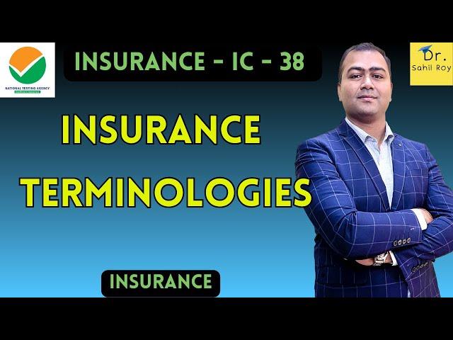 Insurance Terminologies | Insurance Terms | Dr. Sahil Roy