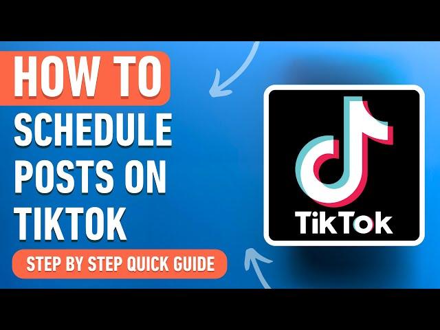 How to Schedule Posts on Tiktok for Free [2024] Easy Tutorial