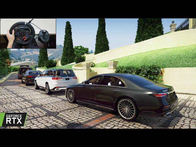 GTA 5 | 2022 Mercedes-Benz S500 | RUSSIAN MAFIA CONVOY