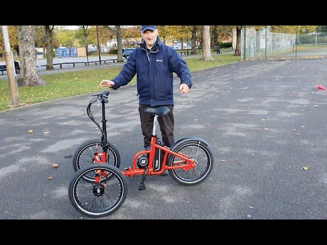 The Trike loans - Etnnic Folding 2 0 Electric Mid Motor trike