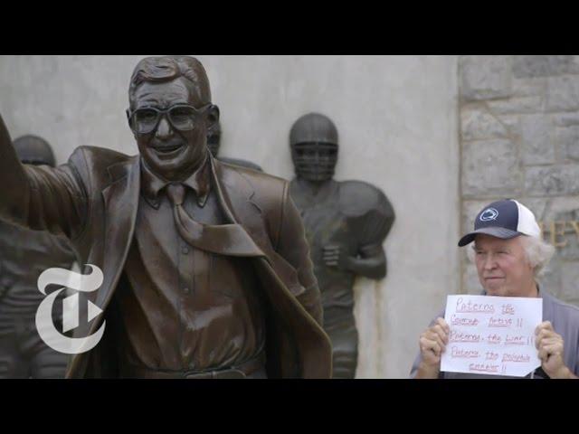 We Are Penn State: Standoff at Joe Paterno's Statue | Op-Docs | The New York Times