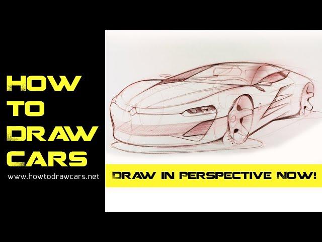 Car Design Drawings - Secrets of Drawing a Car in Perspective