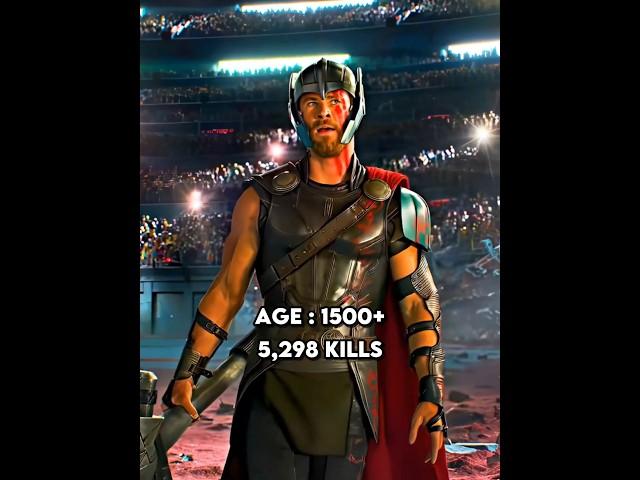 MCU Thor kill count vs Loki