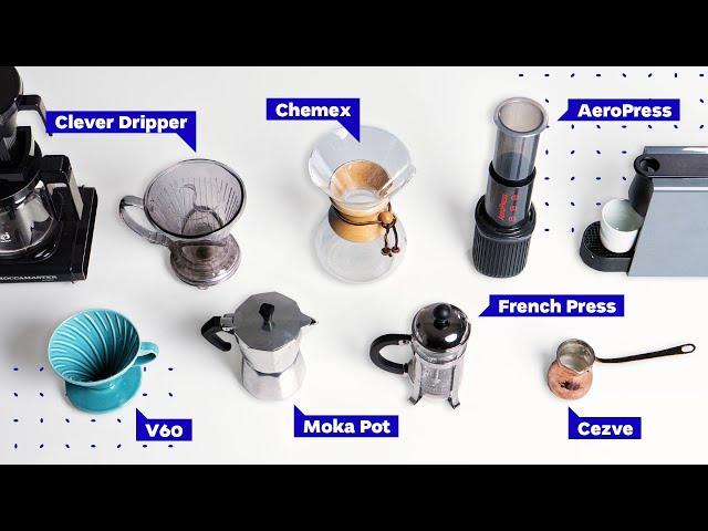 Coffee Brewing Methods: French Press vs Pour Over vs AeroPress and more!