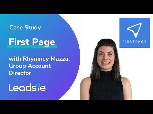 How Leadsie Changed the Onboarding Game for First Page (Australia’s highest rated digital agency)