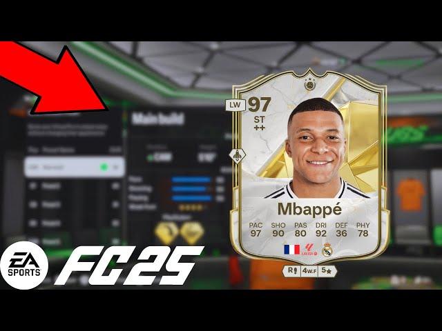 Official Kylian Mbappé Build For FC25 Clubs!