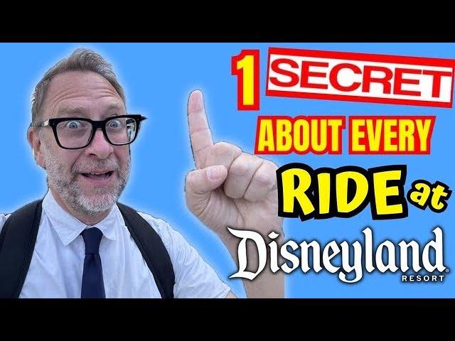 One Secret About EVERY RIDE At Disneyland