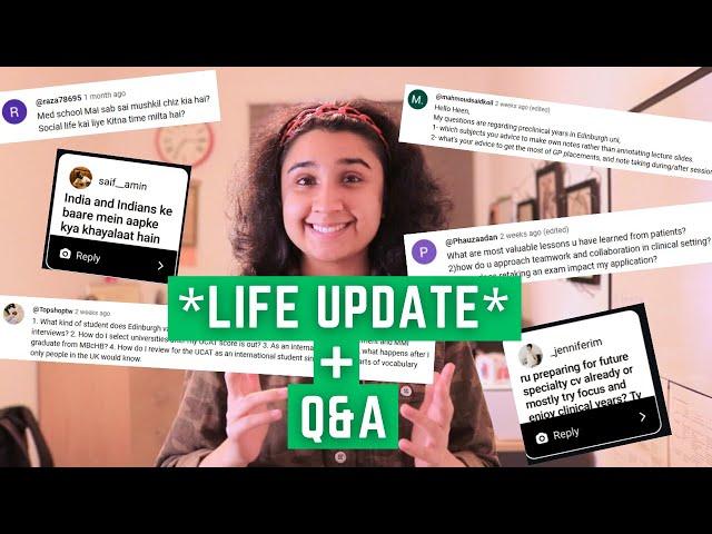 *Life Update* + Q&A | 5th Year of Medical School at Edinburgh!