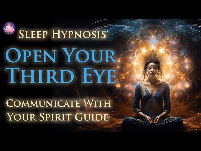 Communicate With Your Spirit GuideThird Eye Activation Sleep Meditation (Subliminal, Rain, Music)