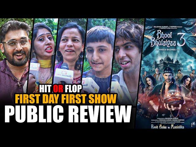 Bhool Bhulaiyaa 3 | First Day First Show | Public Honest Review | Kartik Aaryan, Madhuri, Vidya