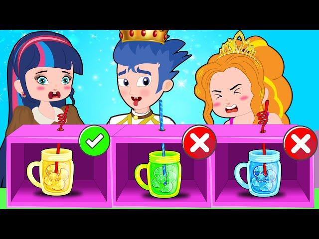 DON’T CHOOSE THE WRONG MYSTERY DRINK CHALLENGE / Hilarious Cartoon Compilation