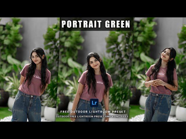 Portrait Green preset | How to download lightroom preset | lightroom preset | Green preset |