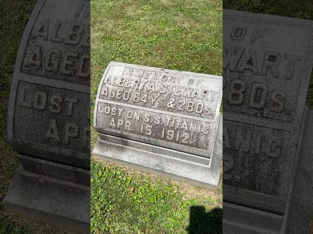 Grave of Titanic Victim