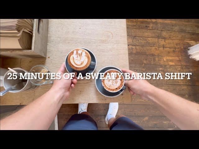 POV- A barista shift on the HOTTEST day of the year