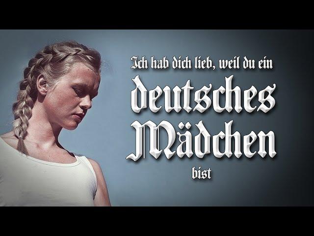 »Ich hab' dich lieb, weil du ein deutsches Mädchen bist« • Marsch-Fox [+Liedtext]