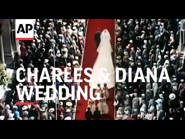 THE ROYAL WEDDING - PRINCE CHARLES AND LADY DIANA SPENCER - 1981
